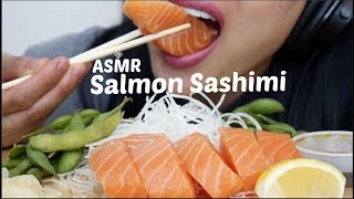 ASMR Salmon Sashimi  Edamame EATING SOUNDS NO TALKING  SASASMR [upl. by Botzow]