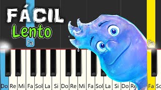 ELEMENTOS  Steal The Show  LAUV  TUTORIAL FÁCIL DE PIANO Lento [upl. by Acnairb]