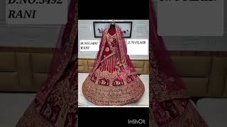 Bridal lehenga collection fashion shortvideo [upl. by Aronek342]