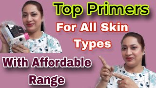 Top Primers for All Skin Types with Affordable Range  Full Review  Parneet Beautips [upl. by Alrrats760]