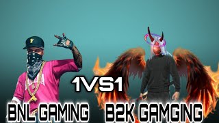 BNL GAMING VS B2K GAMING 1V1 CRAFLAND freefire gamplay [upl. by Lieberman849]