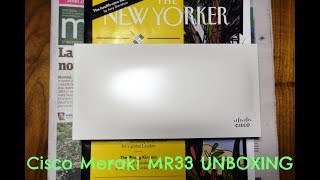 Meraki MR33 Unboxing [upl. by Hsakaa]