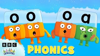 Letter Teams  OO amp OA  Phonics For Kids  Learn To Read  Alphablocks [upl. by Revned]