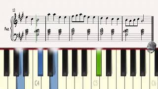 Allegro Piano Tutorial [upl. by Thad]