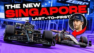 LastToFirst Challenge on the NEW Singapore Layout MAXIMUM DIFFICULTY [upl. by Coletta]