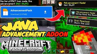 Advancements Addon For Mcpe 120 [upl. by Ainafetse109]