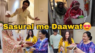 Sasural Me Diwali ki Daawat  Yaar ki Shaadi  Shoaib Ibrahim  vlog [upl. by Schuyler]