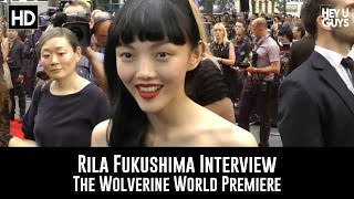 Rila Fukushima Interview  The Wolverine World Premiere [upl. by August]