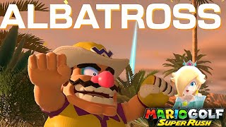 Mario Golf Super Rush Wario vs Mario vs Wiggler vs Shy Guy in Spiky Palms [upl. by Cosetta]