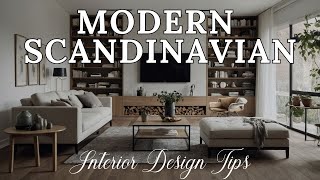 10 Scandinavian Style Interior Design Tips You NEED to Know in 2024 [upl. by Ordep744]