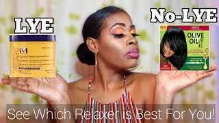 Understanding Hair Relaxers LYE VS NO LYE RELAXERS WHICH IS BEST Journey to HEALTHY RELAXED hair [upl. by Washburn]