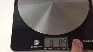 Salter Slim Design Electronic Platform Kitchen Scale [upl. by Rozelle]