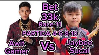 AWIT ANG PARTIDA😁46810 AWIT GAMER VS JAYBEE SUCAL [upl. by Temp179]