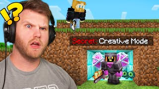 Minecraft Manhunt But I Secretly Have Creative Mode [upl. by Anoirb]