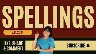 Hard Spellings For IELTS amp PTE Candidates [upl. by Ainedrag612]