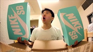 NIKE SB SHOES UNBOXING [upl. by Nylkaj]