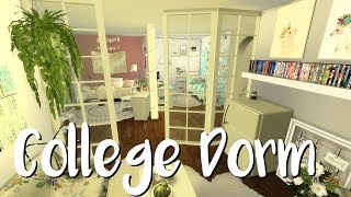 The Sims 4 Speed Build COLLEGE DORM [upl. by Nilrah]