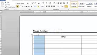 How to Insert a Series of Numbers in a Microsoft Word Table  Microsoft Word Doc Tips [upl. by Landan132]