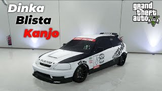 CUSTOM DINKA BLISTA KANJO  GTA ONLINE [upl. by Odnala]