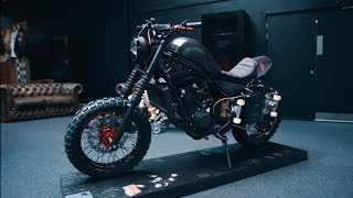 Honda Rebel Our custom build debuts at Bike Shed London [upl. by Etteyafal]