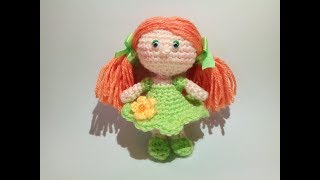 Bambola Amigurumi Uncinetto Tutorial🌷 Muñeca Crochet Amigurumi  Doll Crochet Amigurumi Tutorial 🎀 [upl. by Rebor]