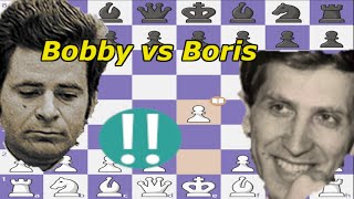 Bobby Fischer vs Boris Spassky Random chess game [upl. by Sidran]