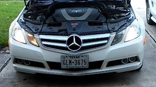 How to adjust the head lights on your E350 Mercedes 2011 [upl. by Pirri280]