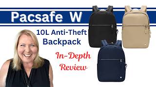 Pacsafe W AntiTheft 10L Backpack Protect Your Valuables with Style [upl. by Ayit]