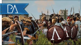 Spartans Lay Siege To Athens  Peloponnesian War  Total War Rome 2 [upl. by Nahtan517]