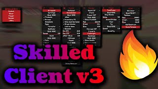 ✔️Skilled v3  BEST Free Undetectable Ghost Client src🔥 MinemenHypixel Bypass Forge 189 [upl. by Cutler]