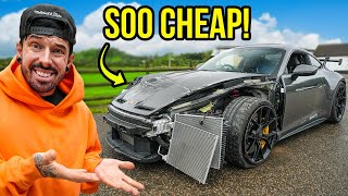 I BOUGHT A WRECKED PORSCHE 911 GT3 amp REBUILT IT IN 24 HOURS [upl. by Asselem]