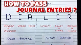 How to Make Journal Entries by Saheb Academy  Class 11  BCOM  CA Foundation [upl. by Adnhoj44]