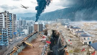 Japan Devastated M71 Earthquake Wrecks Roads Homes and Sparks Tsunami Alert in Miyazaki [upl. by Dearman229]