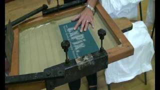 How to silk screen print in 4 minutes [upl. by Yarehs]