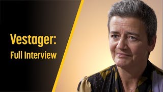 Vestager speaks out Media freedom copyright tech dominance full interview [upl. by Eiramave]