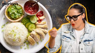 Hainanese chicken rice made EASIER  Marion’s Kitchen [upl. by Yalahs]