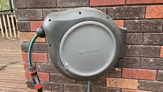 Finally a Garden Hose reel that works Gardena Hose Reel Review Finally one I recommend Good best [upl. by Peppi]