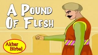 Akbar Birbal Tales In English  A Pound Of Flesh  English Animated Stories For Kids [upl. by Acyssej]