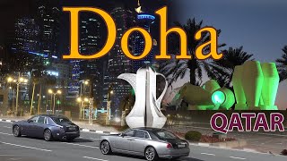 Doha Qatar 4K Sights Economy and World Cup 2022 [upl. by Anhavas]