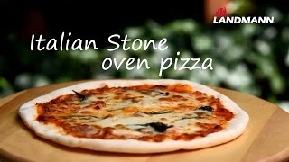 LANDMANN  Italian Stone oven pizza [upl. by Hgielrebmik]