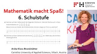 Brüche am Zahlenstrahl einzeichnen ✨  Mathe 2 Klasse Gymnasium 👍 [upl. by Modestine]