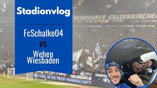 FC Schalke 04🔵⚪️  Wehen Wiesbaden⚪️🔴 I STADIONVLOG 2 Bundesliga [upl. by Aray]