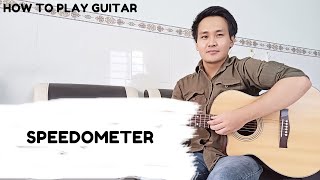 How To Play Guitar Speedometer By Post Malone [upl. by Enilhtak435]