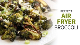 Air Fryer Broccoli  How to Cook Broccoli in the Air Fryer Fresh or Frozen [upl. by Nauqes794]