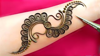 New stylish mehndi design  easy arabic mehndi design  mehndi ka design  mehndi design  mehndi [upl. by Assili]