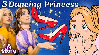 3 Dancing Princesses  Red Shoes  Cinderella Cartoon Khani Urdu  A Story Urdu [upl. by Nosylla]