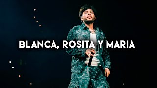 Blanca Rosita y María  Tito Double P Natanael Cano Peso Pluma Corridos 2024 [upl. by Marijane]