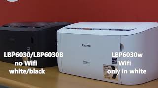 Canon imageClass LBP6018w LBP6030w Wifi Setup Network Tool Airprint from iPAD [upl. by Melbourne465]