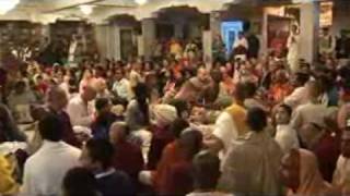 Gaura Purnima festival 2010 Special Kirtan by HH Lokanath Swami [upl. by Adnilev]