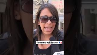 femmes voilées en France 🇨🇵🗣 islam musulman hijab reel avis reportage news actu pourtoi [upl. by Tade762]